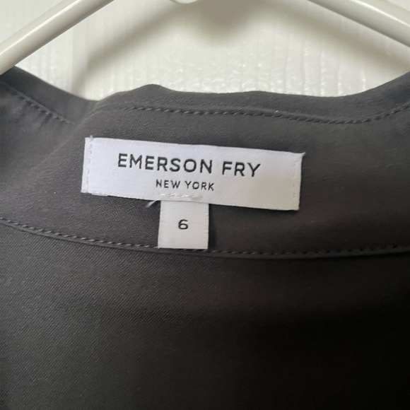 EUC Emerson Fry Utility Dress- dark gray, size 6. - Picture 9 of 10